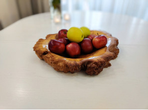 Handmade Wooden Bowl / Maple Burl Wood